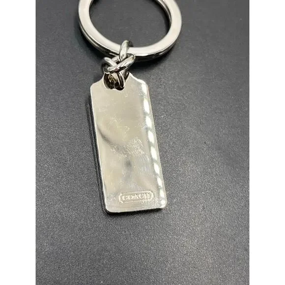 COACH LOZ Pave Lanyard Diamond Pink Enamel Keychain FOB 
Purse‎ Charm Tag New - Picture 8 of 8